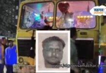 कालिंका माता चौकात भरधाव डंपरखाली वृद्धाचा मृत्यू; संतप्त नागरिकांकडून डंपरची तोडफोड…