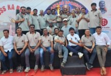 जळगावात मराठा प्रीमियर लीगमध्ये रंगला पत्रकारांचा मैत्रीपूर्ण सामना…