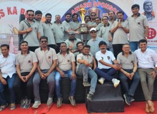 जळगावात मराठा प्रीमियर लीगमध्ये रंगला पत्रकारांचा मैत्रीपूर्ण सामना…