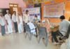 पाथरी येथे गांधी रिसर्च फाऊंडेशनचा मोफत आरोग्य तपासणी शिबिर उपक्रम