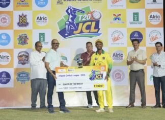 जळगाव क्रिकेट लीग २०२६ ग्रॅण्ड फायनल आज; सुहांस जायंटस विरुद्ध कोगटा किंग्ज