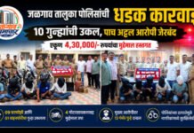जळगाव तालुका पोलिसांची धडक कारवाई; १० गुन्ह्यांची उकल, पाच अट्टल आरोपी जेरबंद