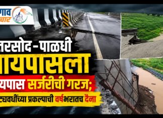 तरसोद-पाळधी बायपास ला बायपास सर्जरीची गरज; कोट्यवधींच्या प्रकल्पाची वर्षभरातच दैना